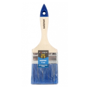 Кисть плоская искусств. щетина Zolder Армейская Каперанг 75х12 мм для водных красок и лаков