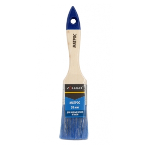 Кисть плоская искусств. щетина Zolder Армейская Матрос 38х11 мм для водных красок и лаков