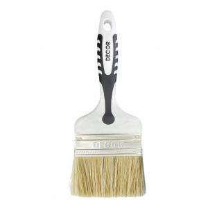 Кисть плоская смеш. щетина Decor Black White 75х15 мм универсальная