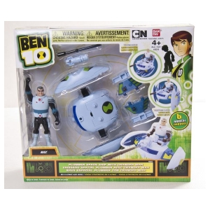 Набор 37965 Ben10 Транспортное средство с фигуркой 10см BANDAI