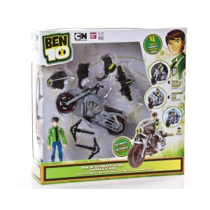 Набор 37964 Ben10 Байк с фигуркой 10см BANDAI