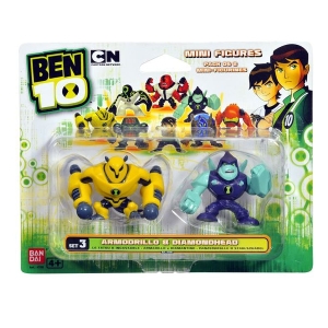 Набор 47395 Ben10 Мини-Фигурок, 2шт, Серия 2 BANDAI