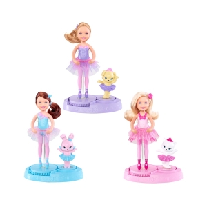 Кукла 8816X Барби Балерина Челси с домашними питомцами в ассортименте Barbie