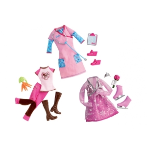 Набор 6786Y Барби Серия Кем быть? модных нарядов по профессиям в ассортименте Barbie